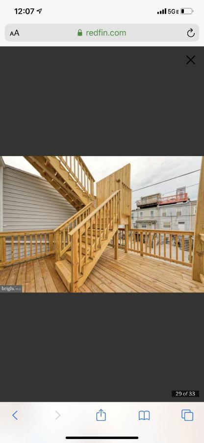 Beautiful Canton Home W/Rooftop Deck +Private Parking Baltimore Exterior photo